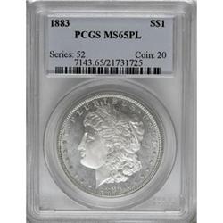 1883 $1 Prooflike MS65 PCGS