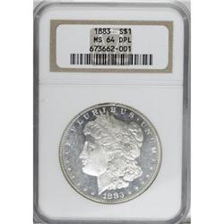 1883 $1 Deep Mirror Prooflike MS64 NGC