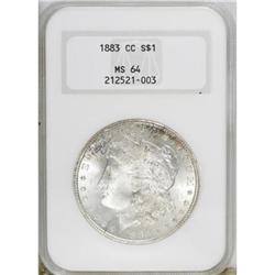1883-CC $1 MS64 NGC