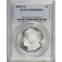 1883-CC $1 Deep Mirror Prooflike MS63 PCGS