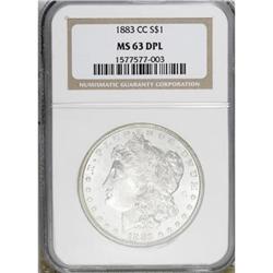 1883-CC $1 Deep Mirror Prooflike MS63 NGC