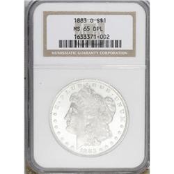 1883-O $1 Deep Mirror Prooflike MS65 NGC