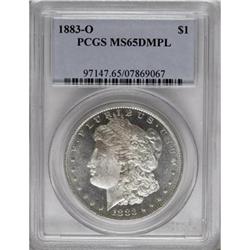 1883-O $1 Deep Mirror Prooflike MS65 PCGS