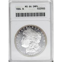 1884 $1 Deep Mirror Prooflike MS64 ANACS