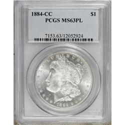 1884-CC $1 Prooflike MS63 PCGS