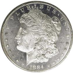 1884-CC $1 Prooflike MS63 PCGS