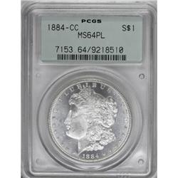 1884-CC $1 Prooflike MS64 PCGS