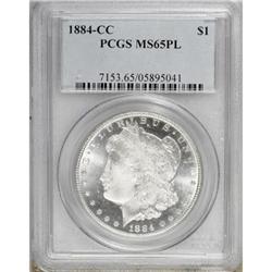 1884-CC $1 Prooflike MS65 PCGS