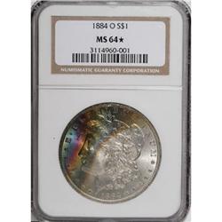 1884-O $1 MS64 NGC