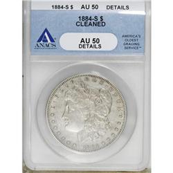 1884-S $1 AU50 ANACS