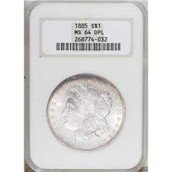 1885 $1 Deep Mirror Prooflike MS64 NGC