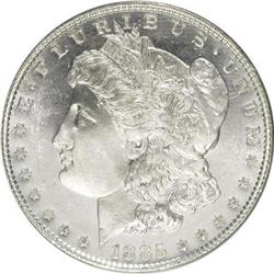 1885 $1 Deep Mirror Prooflike MS65 PCGS