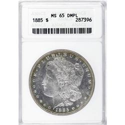 1885 $1 Deep Mirror Prooflike MS65 ANACS