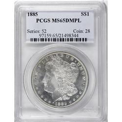 1885 $1 Deep Mirror Prooflike MS65 PCGS