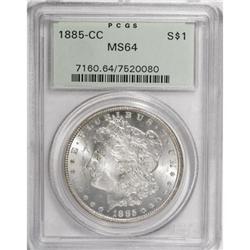 1885-CC $1 MS64 PCGS