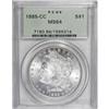 Image 3 : 1885-CC $1 MS64 PCGS