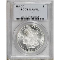 1885-CC $1 Prooflike MS65 PCGS