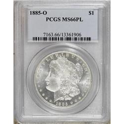 1885-O $1 Prooflike MS66 PCGS