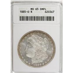 1885-O $1 Deep Mirror Prooflike MS65 ANACS
