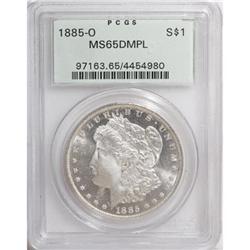1885-O $1 Deep Mirror Prooflike MS65 PCGS