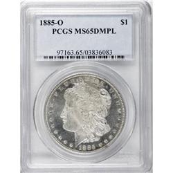 1885-O $1 Deep Mirror Prooflike MS65 PCGS