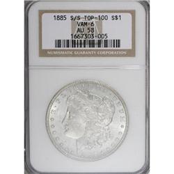 1885-S $1 AU58 NGC