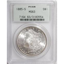 1885-S $1 MS63 PCGS
