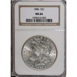1886 $1 MS66 NGC