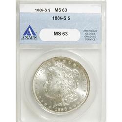 1886-S $1 MS63 ANACS