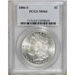 1886-S $1 MS64 PCGS
