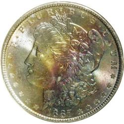 1887 $1 MS64 NGC
