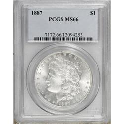 1887 $1 MS66 PCGS