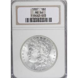 1887 $1 MS66 NGC