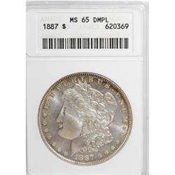 1887 $1 Deep Mirror Prooflike MS65 ANACS