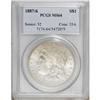 Image 1 : 1887/6 $1 MS64 PCGS