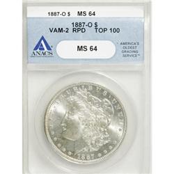 1887-O $1 MS64 ANACS