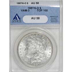 1887/6-O $1 AU58 ANACS