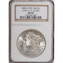 1888-O $1 MS60 NGC