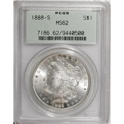 1888-S $1 MS62 PCGS