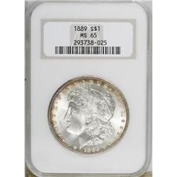 1889 $1 MS65 NGC