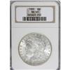 Image 1 : 1889 $1 MS65 NGC