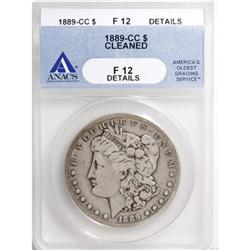 1889-CC $1 F12 ANACS