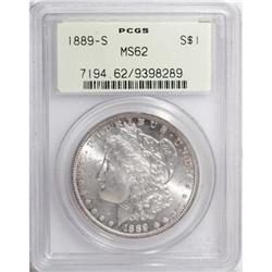 1889-S $1 MS62 PCGS