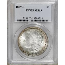 1889-S $1 MS63 PCGS