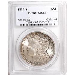1889-S $1 MS63 PCGS
