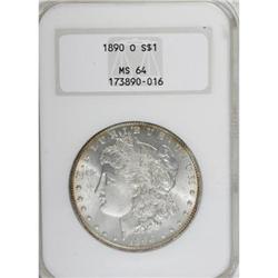 1890-O $1 MS64 NGC