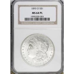 1890-O $1 Prooflike MS64 NGC