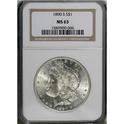 1890-S $1 MS63 NGC