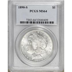 1890-S $1 MS64 PCGS