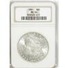 Image 3 : 1891 $1 MS64 NGC